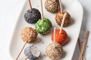 Goat Cheese Lollipops