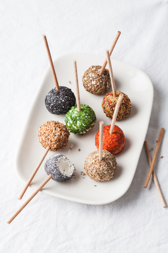 Chèvre lollipops Chèvre lollipops