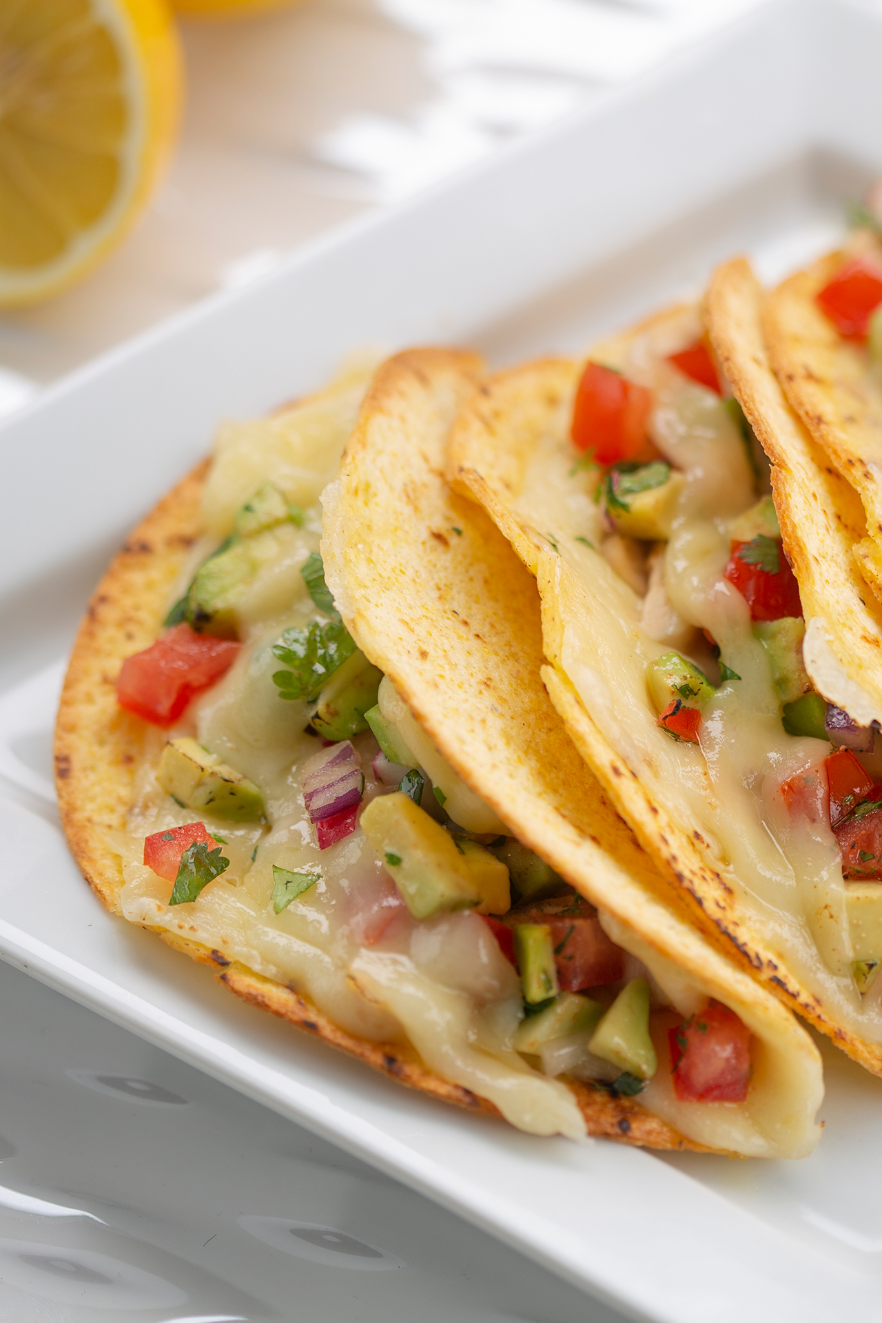 Charmidor and avocado tacos style Charmidor and avocado tacos style