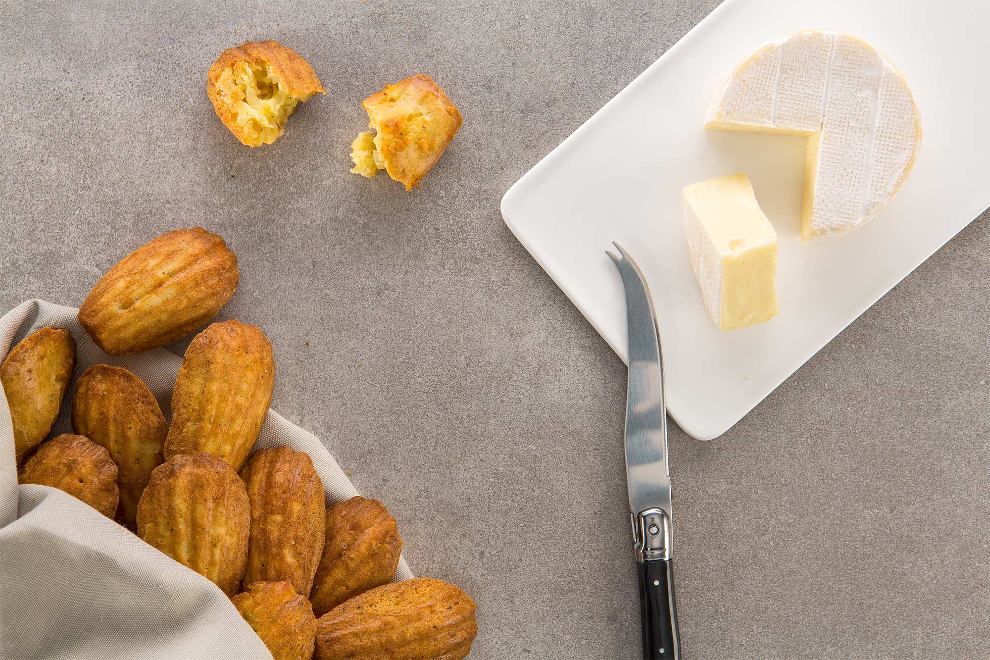 Camembert madeleines