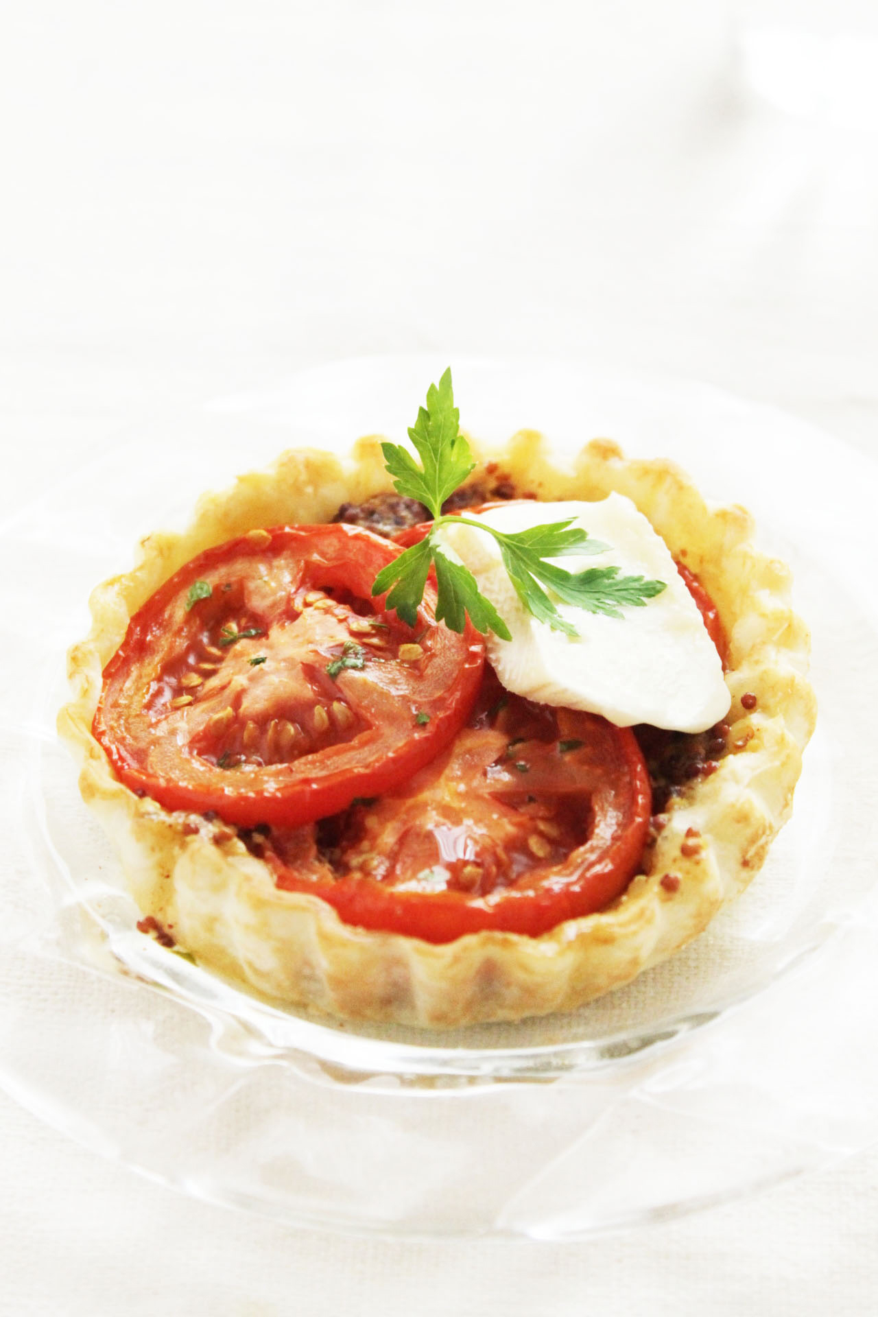 Tomato and Petit Camembert Tart