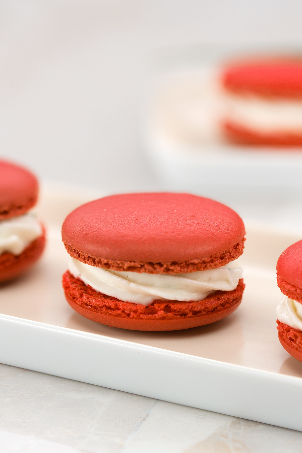 Macarons with Ile de France Chèvre