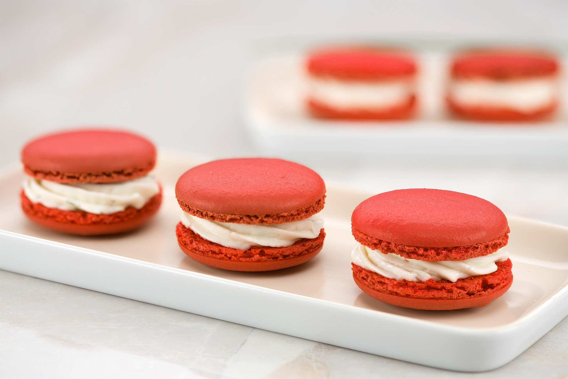 Macarons with Ile de France Chèvre