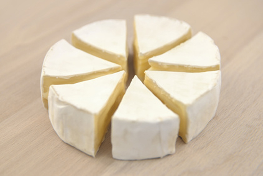 Portions of cheese